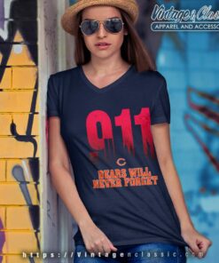 Chicago Bears Nfl 911 Will Never Forget V Neck TShirt