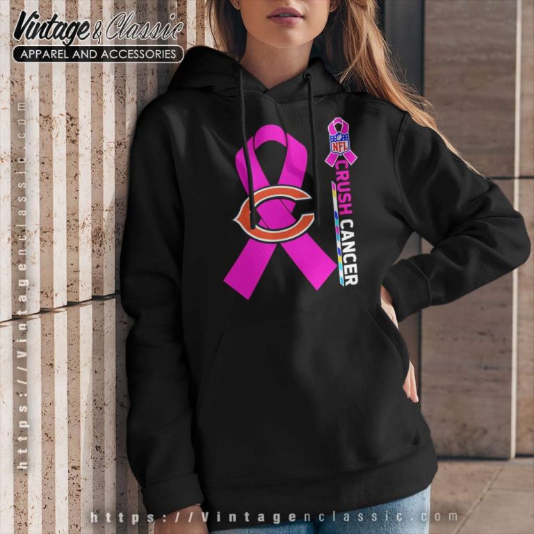 Chicago Bears Nfl Crush Cancer 2023 Hoodie Chicago Bears Nfl Crush Cancer 2023 Hoodie