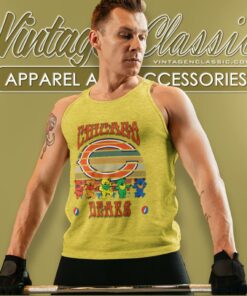 Chicago Bears Nfl Grateful Dancing Bears Retro Shirt 4 Chicago Bears Nfl Grateful Dancing Bears Retro Tank Top Racerback
