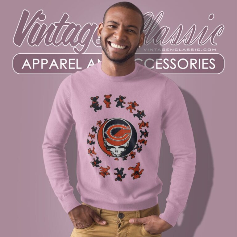 Chicago Bears Nfl Grateful Dancing Bears Sweatshirt Chicago Bears Nfl Grateful Dancing Bears Sweatshirt