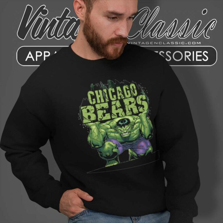 Chicago Bears Nfl Hulk Avengers Sweatshirt Chicago Bears Nfl Hulk Avengers Sweatshirt