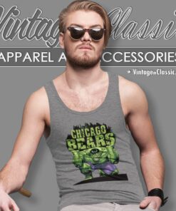 Chicago Bears Nfl Hulk Avengers Tank Top Racerback