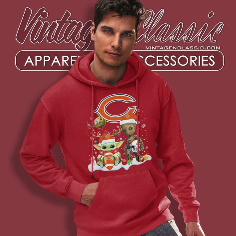 Chicago Bears Shirt Baby Yoda And Groot Santa Christmas Hoodie Chicago Bears Shirt Baby Yoda And Groot Santa Christmas Hoodie