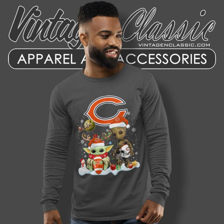 Chicago Bears Shirt Baby Yoda And Groot Santa Christmas Long Sleeve Tee Chicago Bears Shirt Baby Yoda And Groot Santa Christmas Long Sleeve Tee