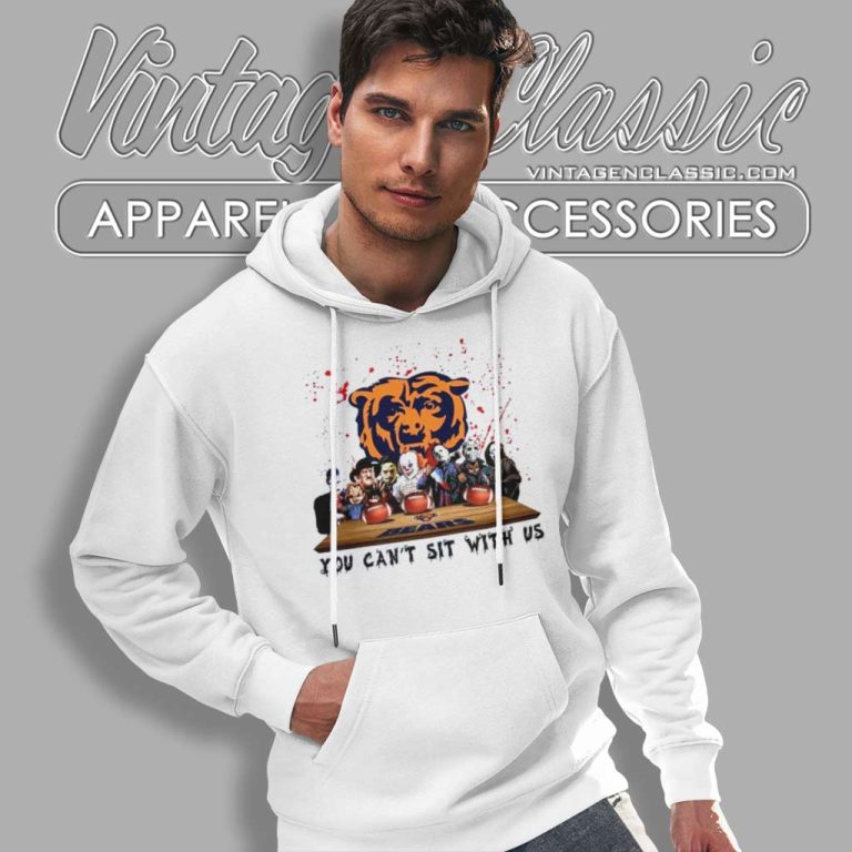 Chicago Bears Shirt Horror Movie Characters Team You Cant Sit With Us Halloween Hoodie Chicago Bears Shirt Horror Movie Characters Team You Cant Sit With Us Halloween Hoodie