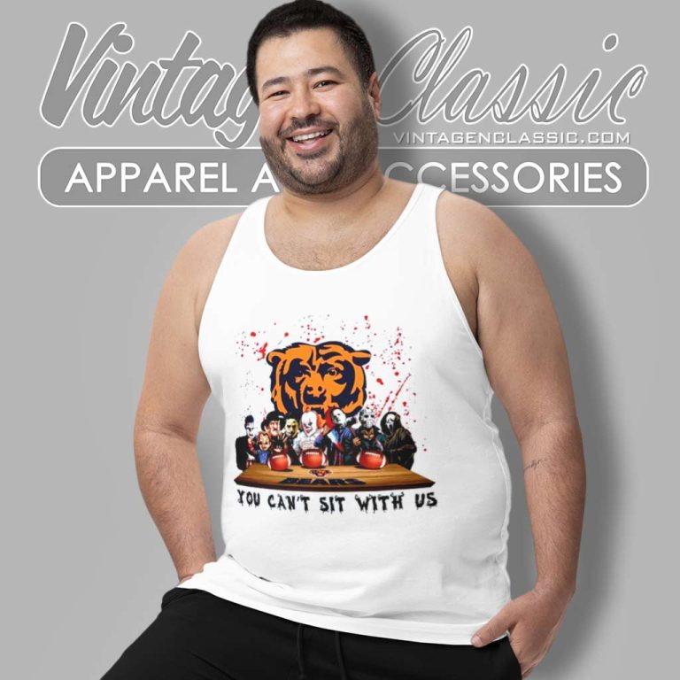 Chicago Bears Shirt Horror Movie Characters Team You Cant Sit With Us Halloween Tank Top Racerback Chicago Bears Shirt Horror Movie Characters Team You Cant Sit With Us Halloween Tank Top Racerback