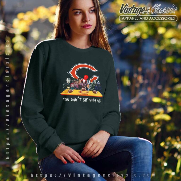 Chicago Bears Shirt Horror Movies You Cant Sit With Us Sweatshirt 1 Chicago Bears Shirt Horror Movies You Cant Sit With Us Sweatshirt 1