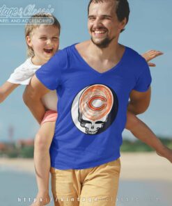 Chicago Bears Shirt Nfl Grateful Dead Logo V Neck TShirt