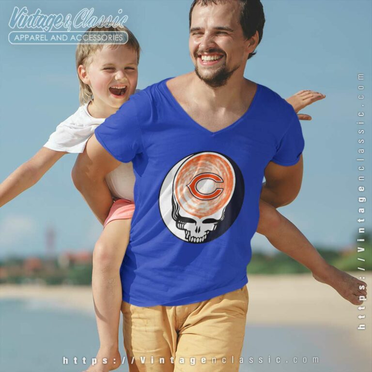Chicago Bears Shirt Nfl Grateful Dead Logo V Neck TShirt Chicago Bears Shirt Nfl Grateful Dead Logo V Neck TShirt