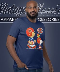 Chicago Bears Snoopy Charlie Brown And Woodstock T Shirt