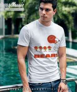 Chicago Bears Snoopy Woodstock Team Walking Shirt