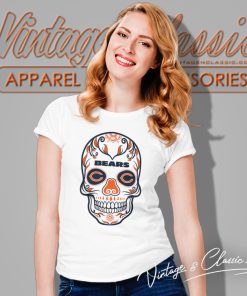 Chicago Bears Sugar Skull Women T Shirt