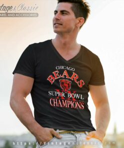 Chicago Bears Super Bowl Xx Champions V Neck TShirt