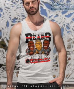 Chicago Bears Touchdown Club Caricature Tank Top Racerback