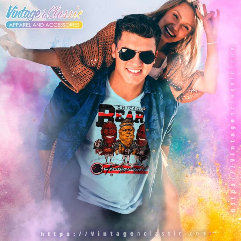 Chicago Bears Touchdown Club Caricature V Neck TShirt Chicago Bears Touchdown Club Caricature V Neck TShirt