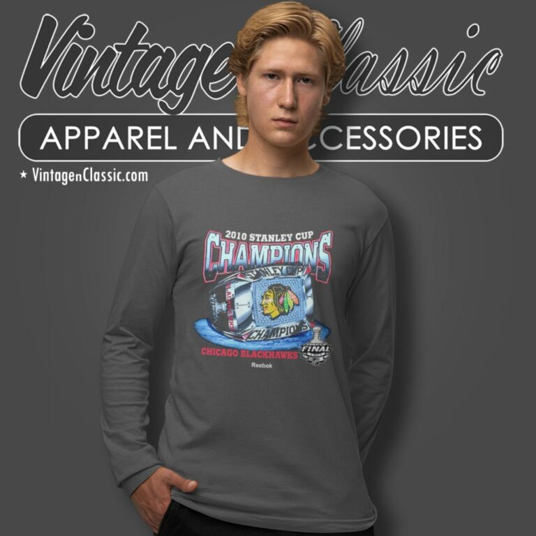 Chicago Blackhawks 2010 Champions Long Sleeve Tee Chicago Blackhawks 2010 Champions Long Sleeve Tee