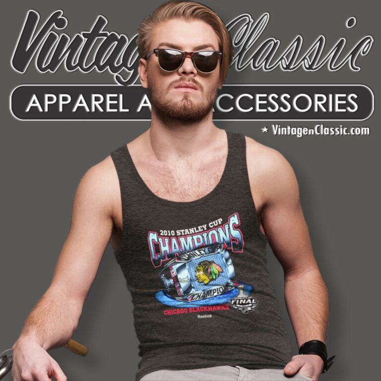 Chicago Blackhawks 2010 Champions Tank Top Racerback Chicago Blackhawks 2010 Champions Tank Top Racerback