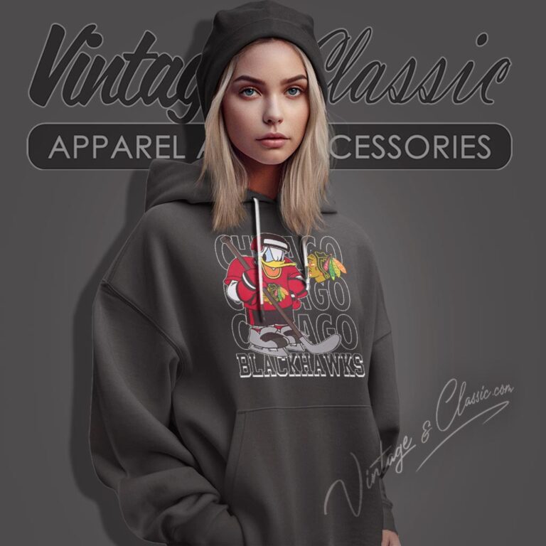 Chicago Blackhawks Donald Duck Hockey Shirt Hoodie Chicago Blackhawks Donald Duck Hockey Shirt Hoodie