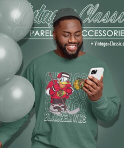 Chicago Blackhawks Donald Duck Hockey Shirt