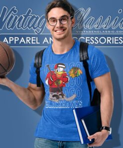 Chicago Blackhawks Donald Duck Hockey Shirt T shirt