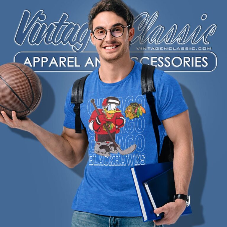 Chicago Blackhawks Donald Duck Hockey Shirt T shirt Chicago Blackhawks Donald Duck Hockey Shirt T shirt