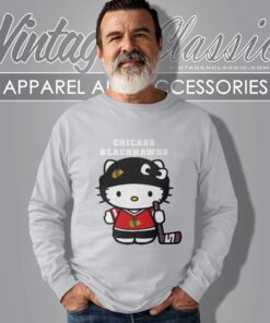 Chicago Blackhawks Hello Kitty Shirt Long Sleeve Tee