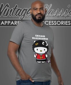 Chicago Blackhawks Hello Kitty Shirt T shirt