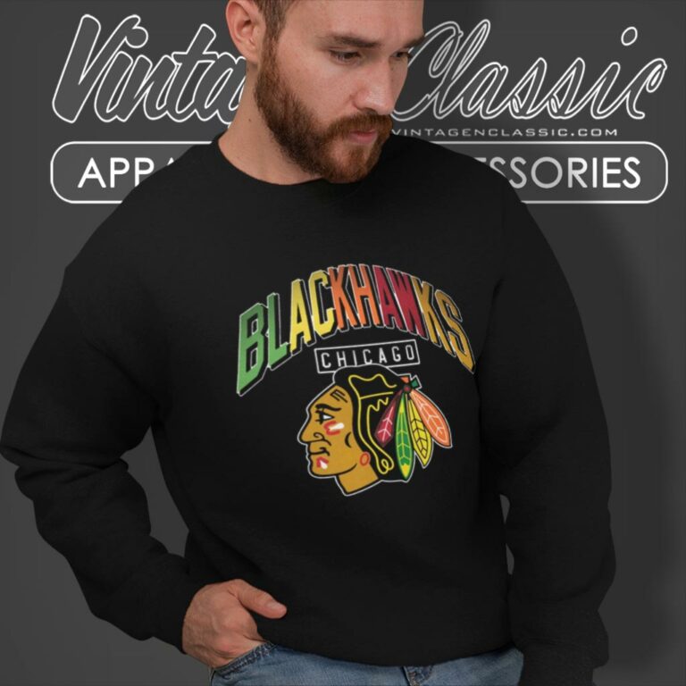 Chicago Blackhawks Logo Hockey Sweatshirt Chicago Blackhawks Logo Hockey Sweatshirt