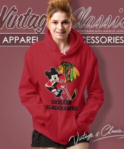 Chicago Blackhawks Mickey Mouse Disney Hoodie