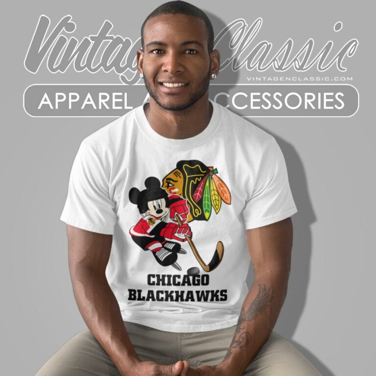 Chicago Blackhawks Mickey Mouse Disney T Shirt Chicago Blackhawks Mickey Mouse Disney T Shirt