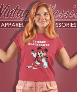 Chicago Blackhawks Mickey Stanley Cup Women T shirt
