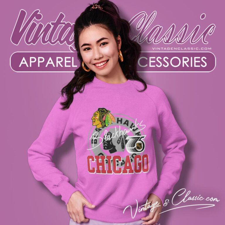 Chicago Blackhawks Nhl Hockey Faded Sweatshirt Chicago Blackhawks Nhl Hockey Faded Sweatshirt