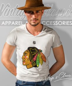 Chicago Blackhawks Nhl Marian Hossa V Neck TShirt