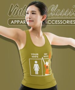 Chicago Blackhawks Your Wife My Wife Tank Top Racerback