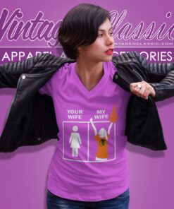 Chicago Blackhawks Your Wife My Wife V Neck TShirt