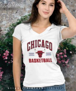 Chicago Bulls 47 2023 City Edition Backer Franklin V Neck TShirt