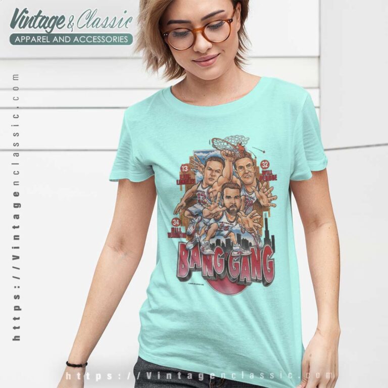 Chicago Bulls Bang Gang Caricature Women TShirt Chicago Bulls Bang Gang Caricature Women TShirt