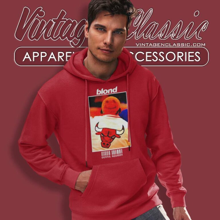 Chicago Bulls Blond Dennis Rodman Barcode Hoodie Chicago Bulls Blond Dennis Rodman Barcode Hoodie