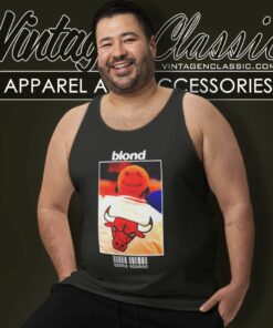 Chicago Bulls Blond Dennis Rodman Barcode Tank Top Racerback