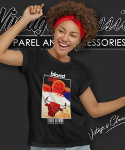 Chicago Bulls Blond Dennis Rodman Barcode Women TShirt
