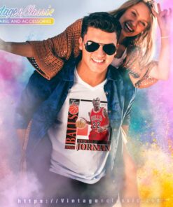 Chicago Bulls Bootleg Michael Jordan V Neck TShirt