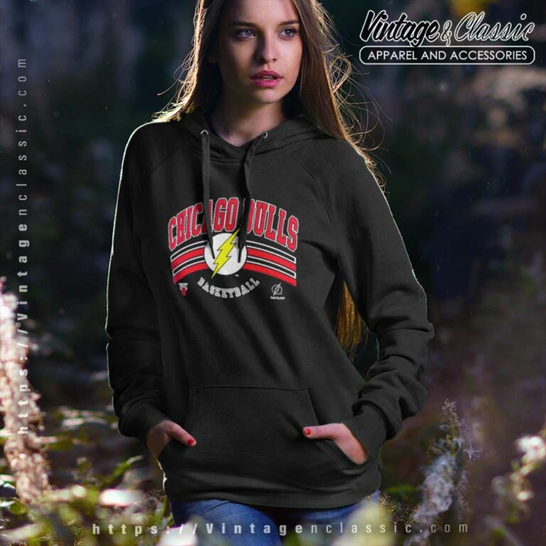 Chicago Bulls Dc The Flash Basketball Graphic Hoodie Chicago Bulls Dc The Flash Basketball Graphic Hoodie