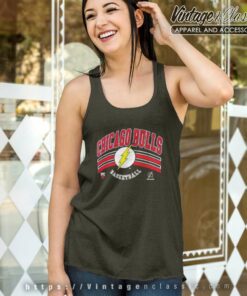 Chicago Bulls Dc The Flash Basketball Graphic Tank Top Racerback