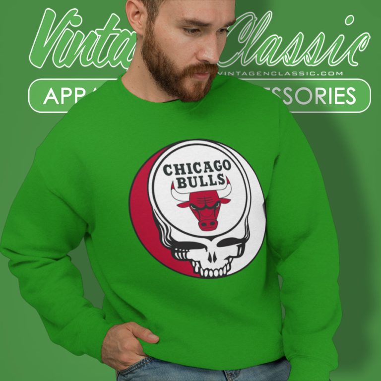 Chicago Bulls Grateful Dead Steal Your Face Sweatshirt Chicago Bulls Grateful Dead Steal Your Face Sweatshirt