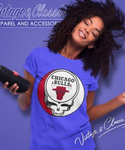 Chicago Bulls Grateful Dead Steal Your Face Women T Shirt
