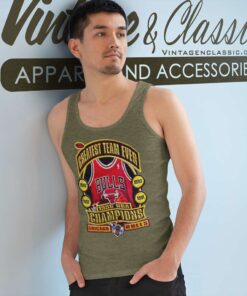 Chicago Bulls Greatest Team Ever Vintage Tank Top Racerback