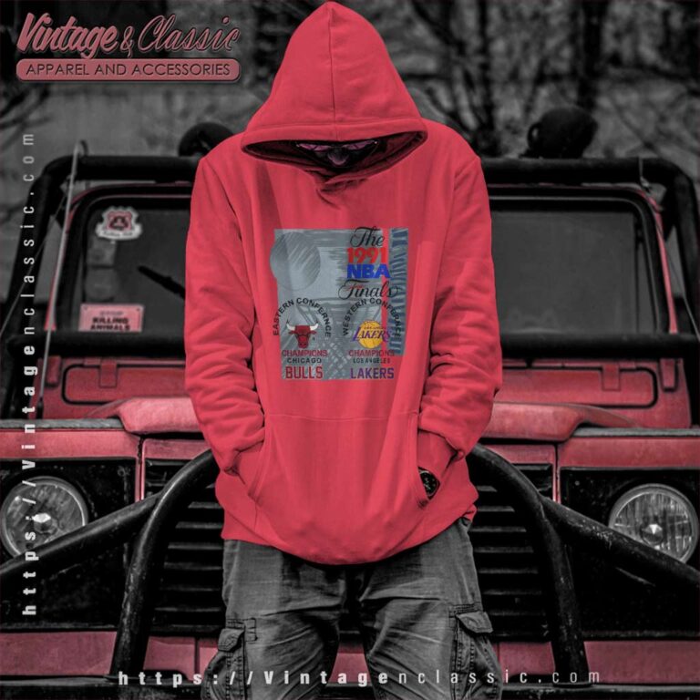 Chicago Bulls Los Angeles Lakers 1991 Nba Finals Hoodie Chicago Bulls Los Angeles Lakers 1991 Nba Finals Hoodie