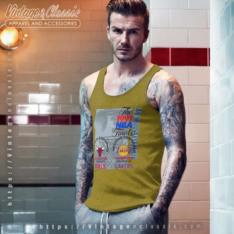 Chicago Bulls Los Angeles Lakers 1991 Nba Finals Tank Top Racerback Chicago Bulls Los Angeles Lakers 1991 Nba Finals Tank Top Racerback