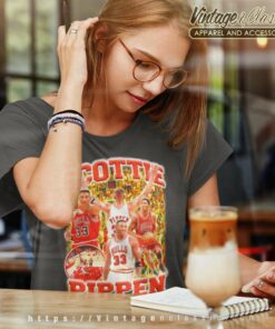 Chicago Bulls Scottie Pippen Basketball 2023 Women TShirt
