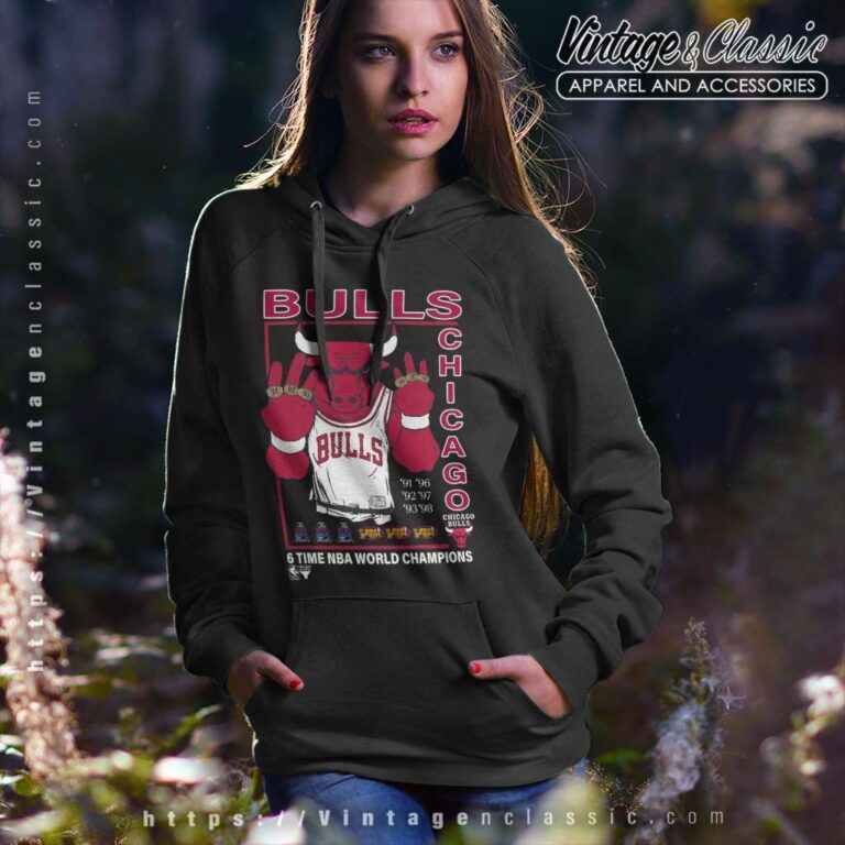 Chicago Bulls Six Time World Champion Hoodie Chicago Bulls Six Time World Champion Hoodie